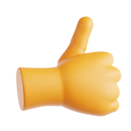 Thumbs Up Emoji  3D Icon