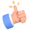 Thumbs Up Hand Gesture