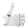 offensive gesture 3d logos