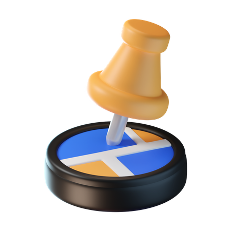 Thumbtack  3D Icon