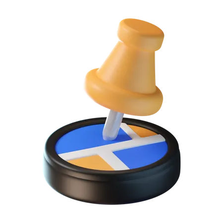 Thumbtack  3D Icon