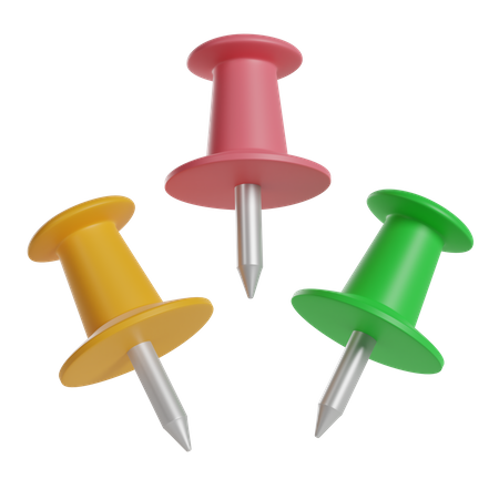 Thumbtack  3D Icon