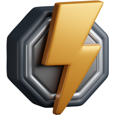 Thunder  3D Icon