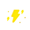 thunder emoji 3d