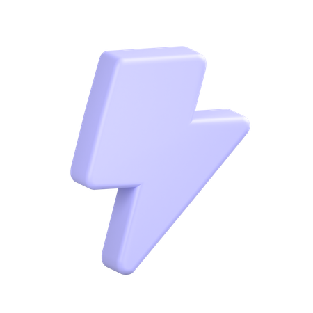 Thunder  3D Icon