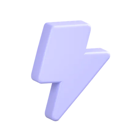 Thunder  3D Icon