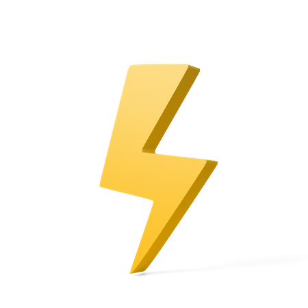 Thunder  3D Icon