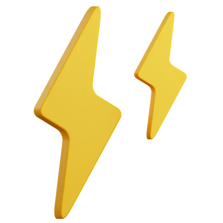 Thunder  3D Icon