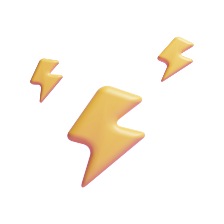 Thunder  3D Icon