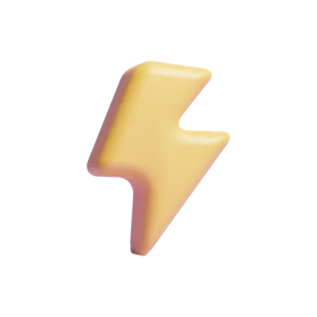 Thunder  3D Icon