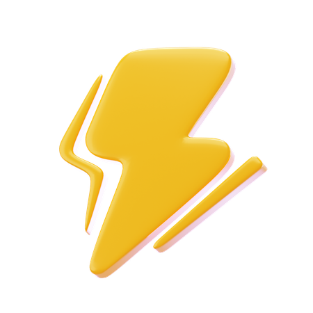 Thunder  3D Icon