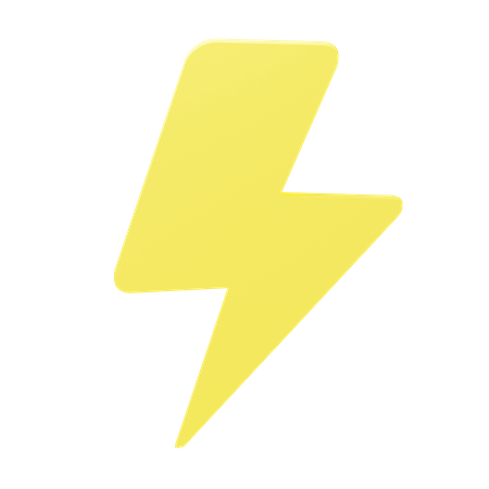 Thunder  3D Icon