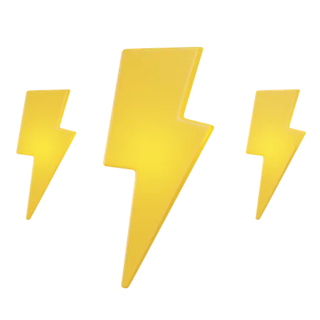 Thunder  3D Icon