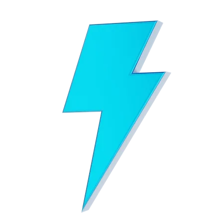 Thunder bolt  3D Icon