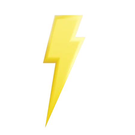 Thunder bolt  3D Icon
