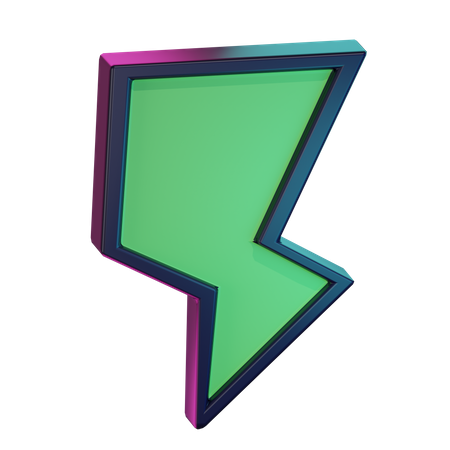 Thunder Boost  3D Icon