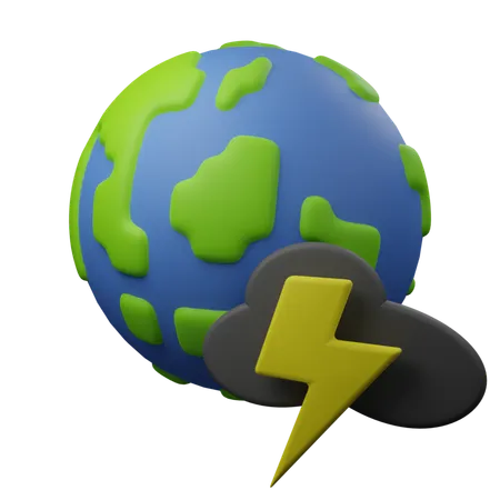 Thunder Lightning  3D Icon