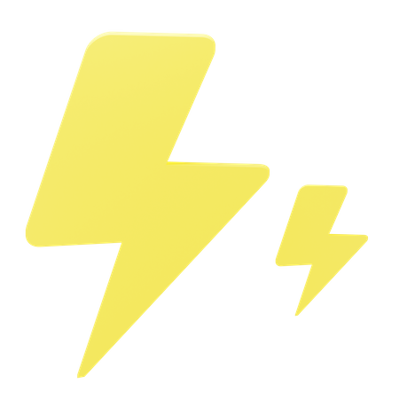 Thunder Lightning  3D Icon