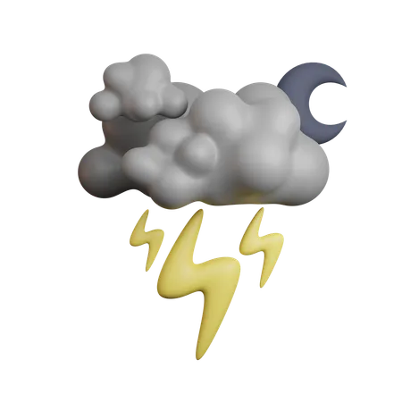 Thunder Night  3D Icon