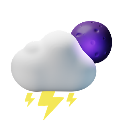 Thunder Night  3D Icon