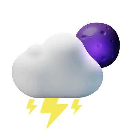 Thunder Night  3D Icon