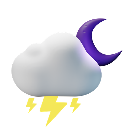 Thunder Night  3D Icon