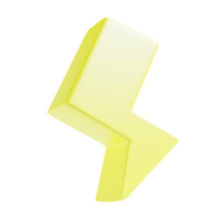 Thunderbolt  3D Icon