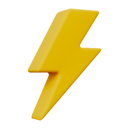 Thunderbolt  3D Icon