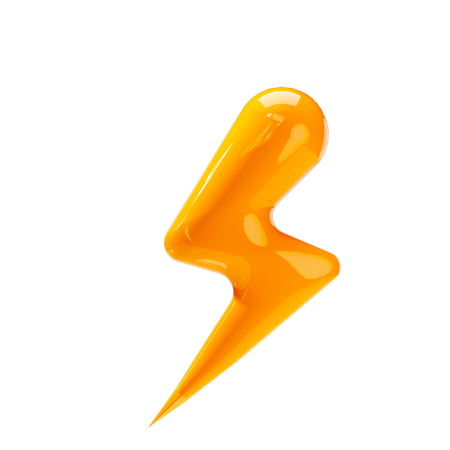 Thunderbolt  3D Icon