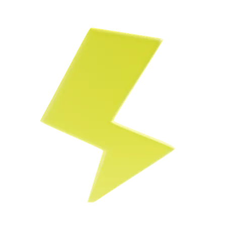 Thunderbolt  3D Icon