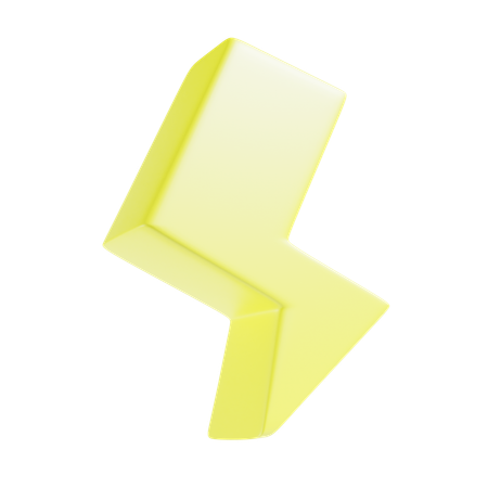 Thunderbolt  3D Icon