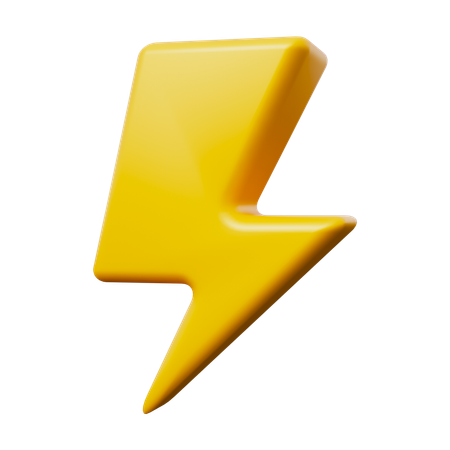 Thunderbolt  3D Icon