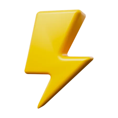 Thunderbolt  3D Icon