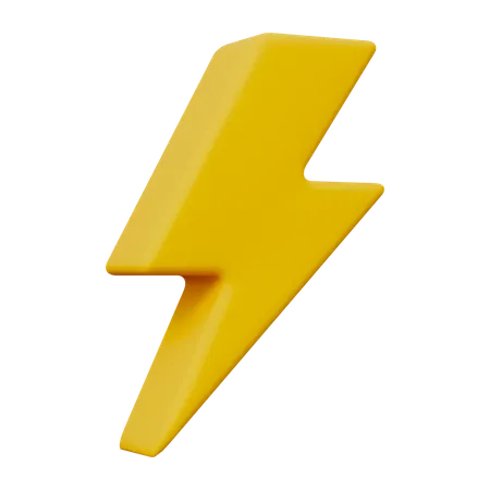 Thunderbolt  3D Icon