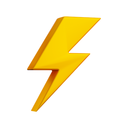 Thunderbolt  3D Icon