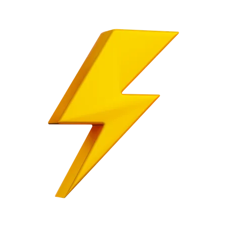 Thunderbolt  3D Illustration