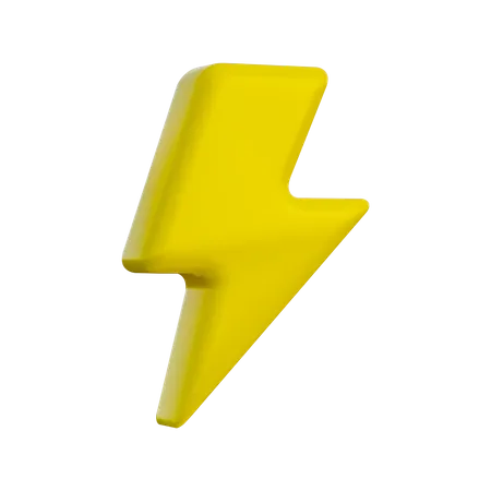 Thunderbolt  3D Illustration