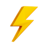 thunderbolt emoji 3d