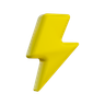 3d thunderbolt emoji
