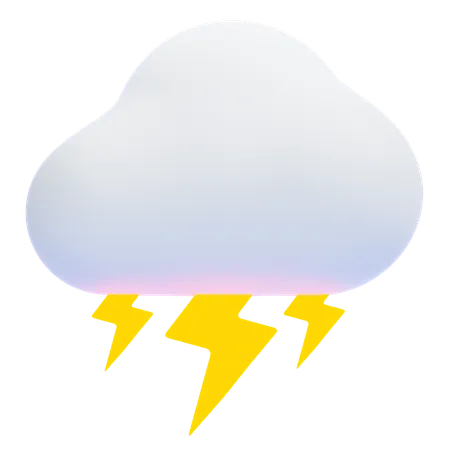 Thunderstorm  3D Icon