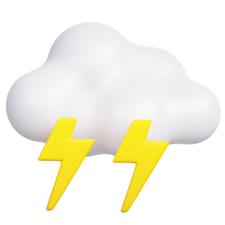 Thunderstorm  3D Icon