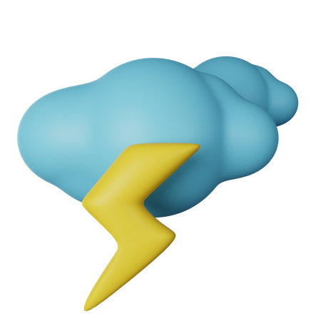 Thunderstorm  3D Icon