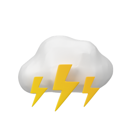 Thunderstorm  3D Icon