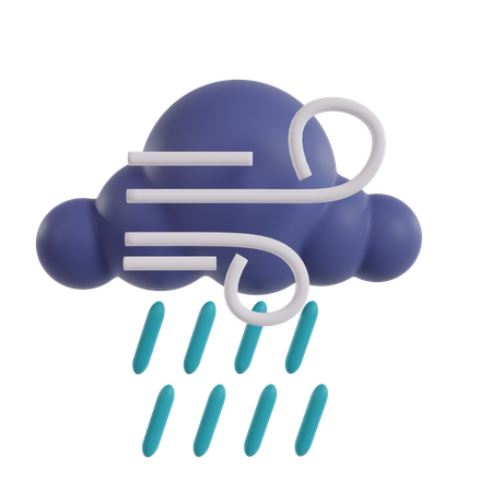 Thunderstorm  3D Icon