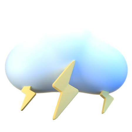 Thunderstorm  3D Icon