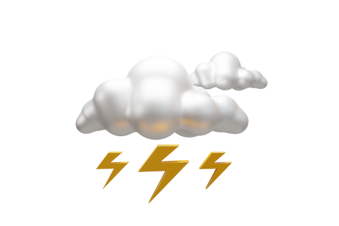 Thunderstorm  3D Icon