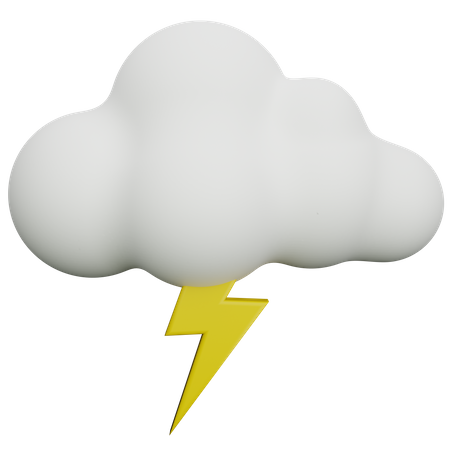 Thunderstorm  3D Icon