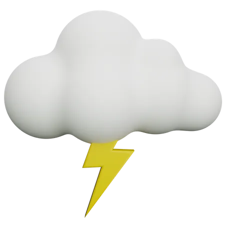 Thunderstorm  3D Icon