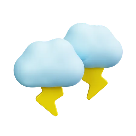 Thunderstorm  3D Icon