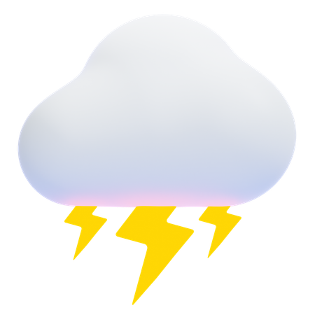 Thunderstorm  3D Icon